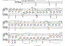color coordinate sheet music
